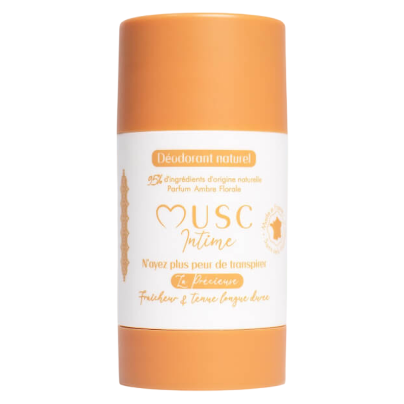 Musc Intime Déodorant naturel Amber Flower - La précieuse 50gr