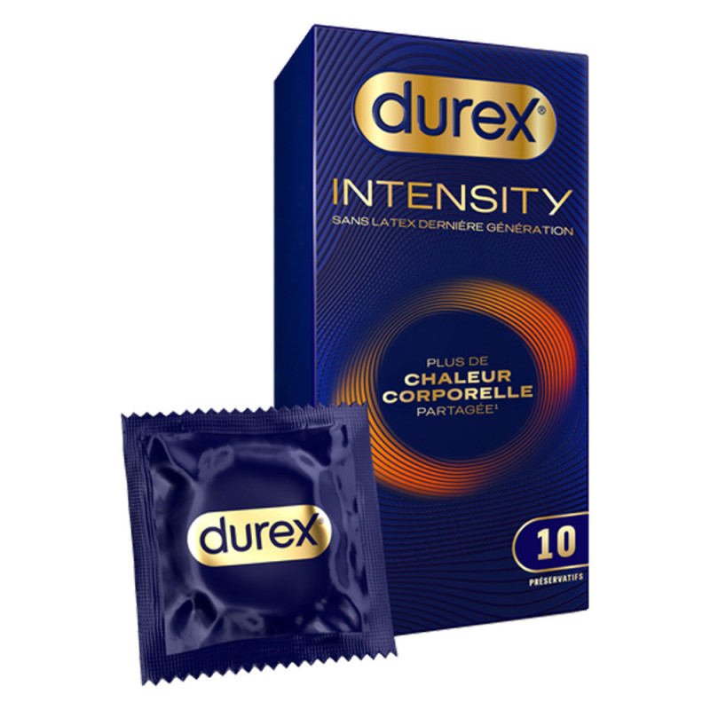 Durex Intensity Sans latex 10 préservatifs