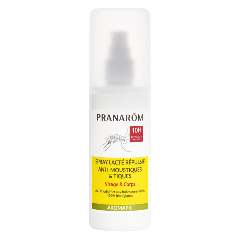 Pranarôm Spray lacté anti-moustiques et tiques 100ml