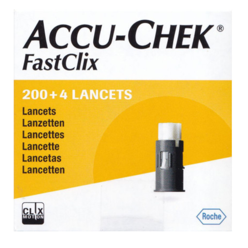 Accu-Chek Fastclix 200 + 4 Lancettes