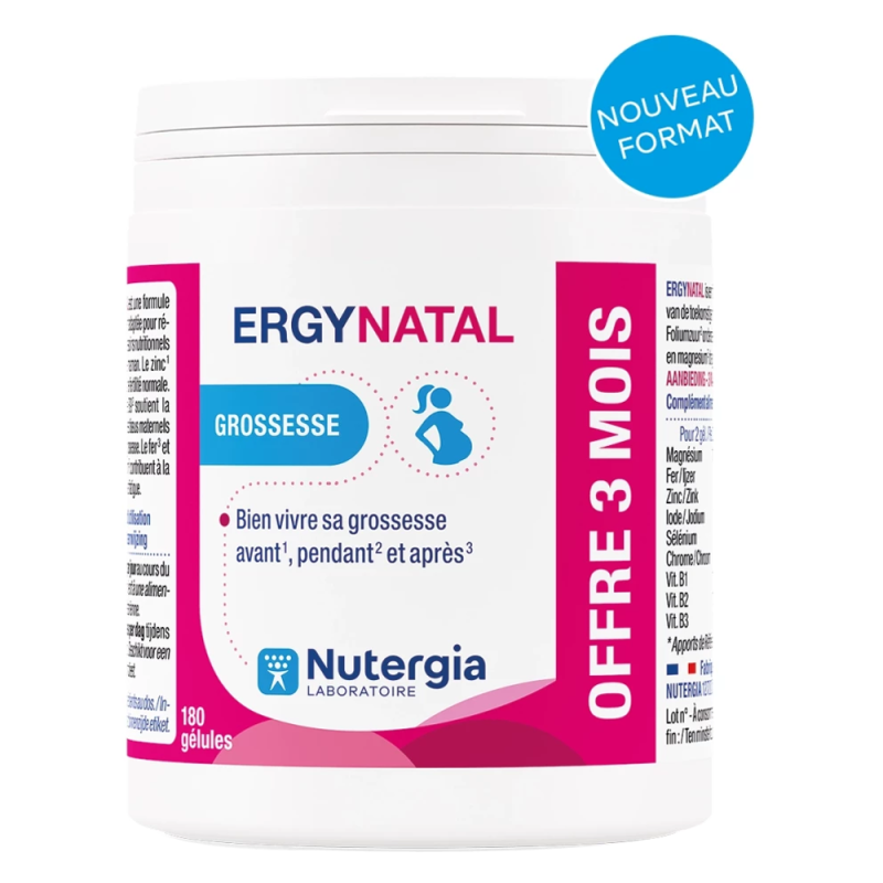 Nutergia Ergynatal Grossesse 180 gélules