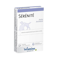 Wamine Sérénité Petits animaux chiens et chats 30 comprimés