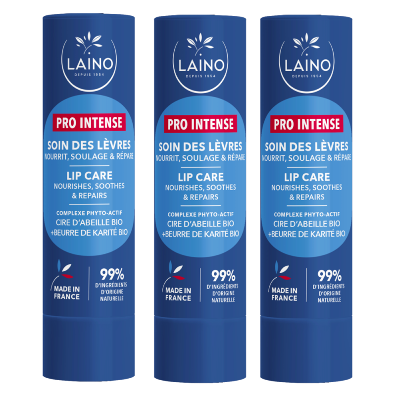 Laino Pro Intense Soin des lèvres lot de 3x4gr