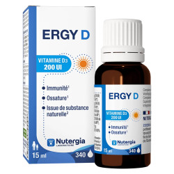 Nutergia Ergy D Vitamine D3 200 UI 15ml