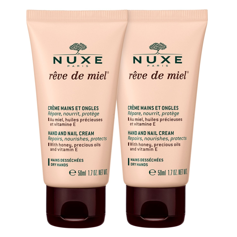 Nuxe Rêve de miel Duo Crèmes mains et ongles 2x50ml