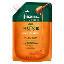 Nuxe Rêve de Miel Gel lavant surgras Éco-recharge 400ml