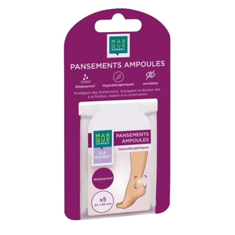 Marque Conseil 5 Pansements Ampoules