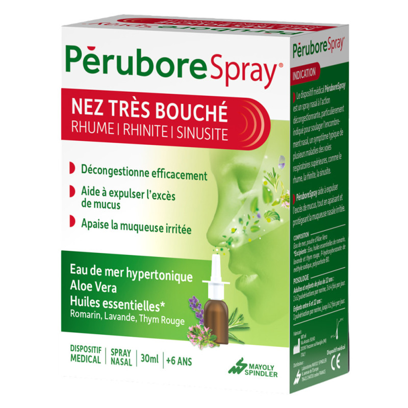 Pérubore Spray Nez très bouché 30ml