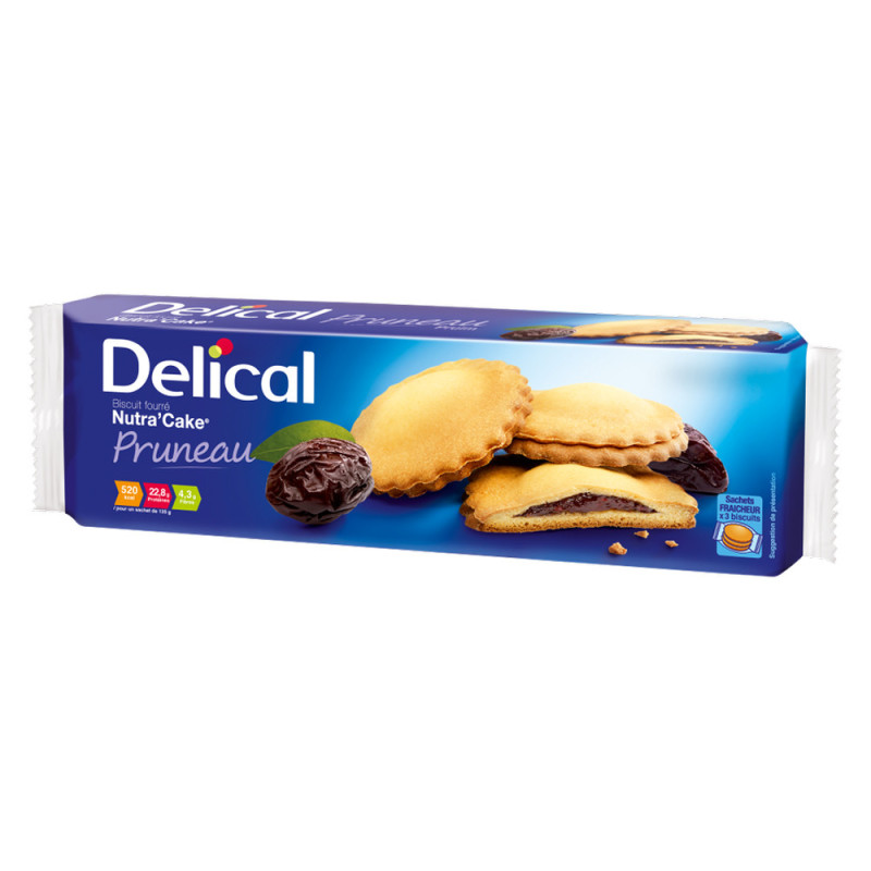 Delical Nutra’Cake Biscuit fourré Pruneau 405gr