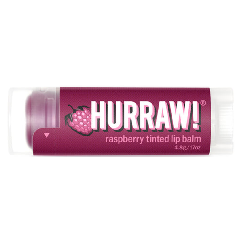 Hurraw! Baume à lèvres teinté framboise 4,8gr