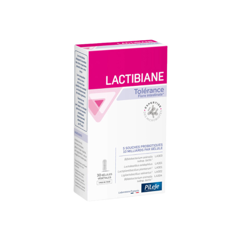 Pileje Lactibiane Tolérance 30 gélules