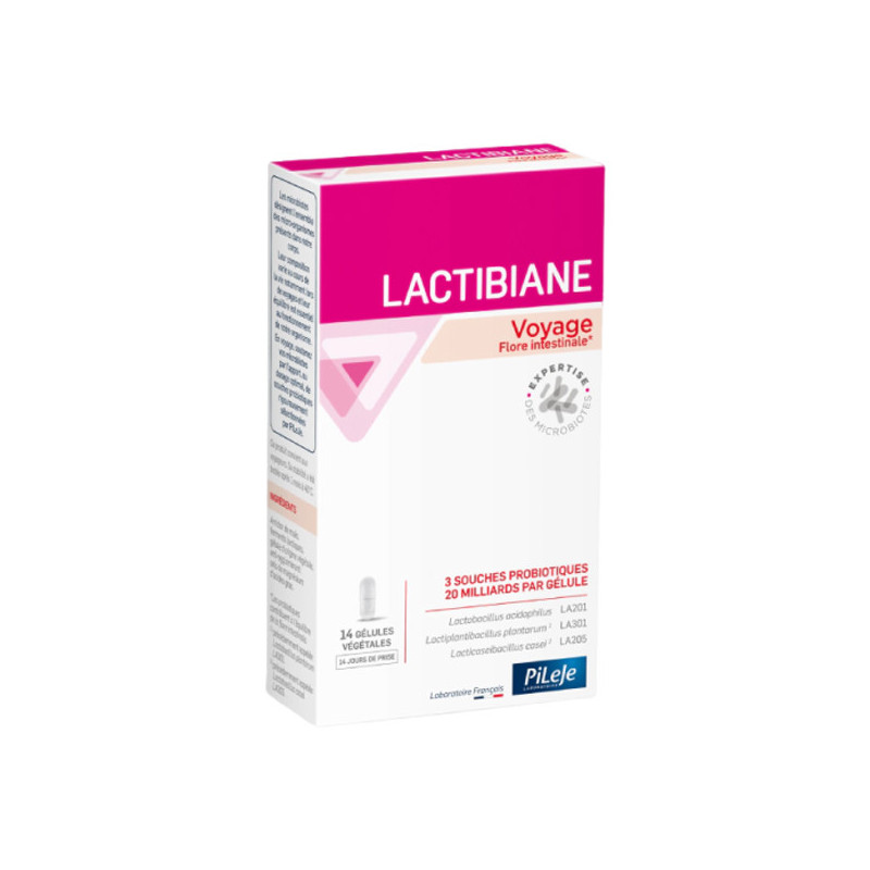Pileje Lactibiane Voyage 14 gélules