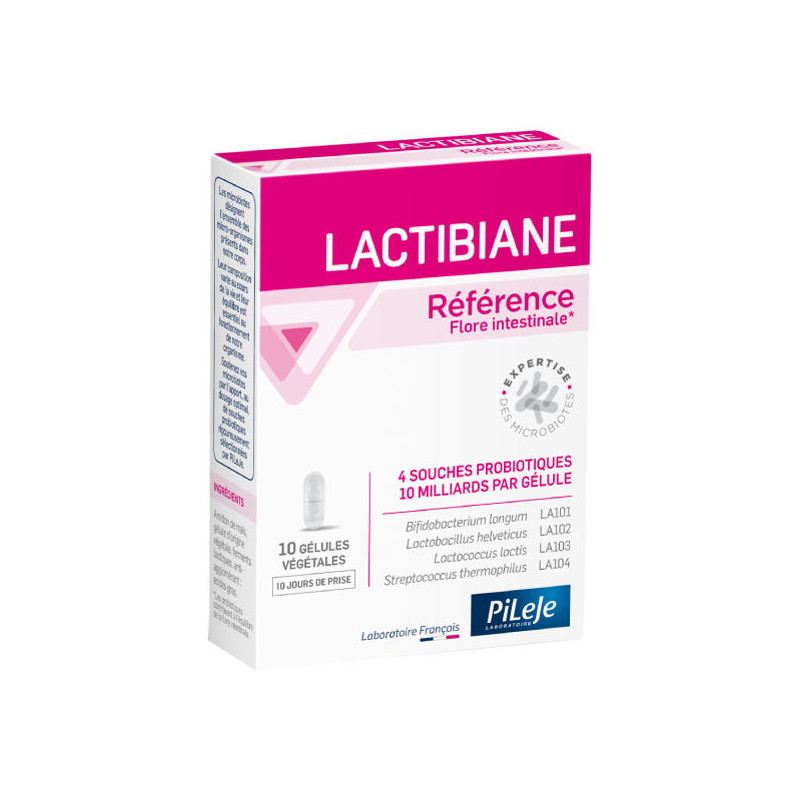 Pileje Lactibiane Référence 10 gélules