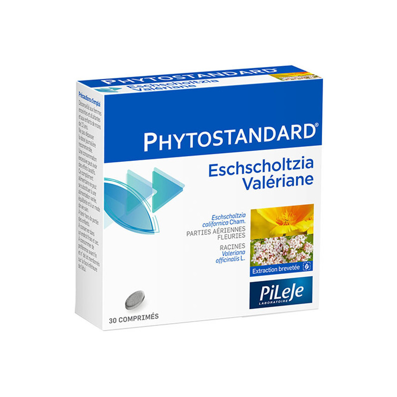 Pileje Phytostandard Eschscholtzia Valériane 30 comprimés