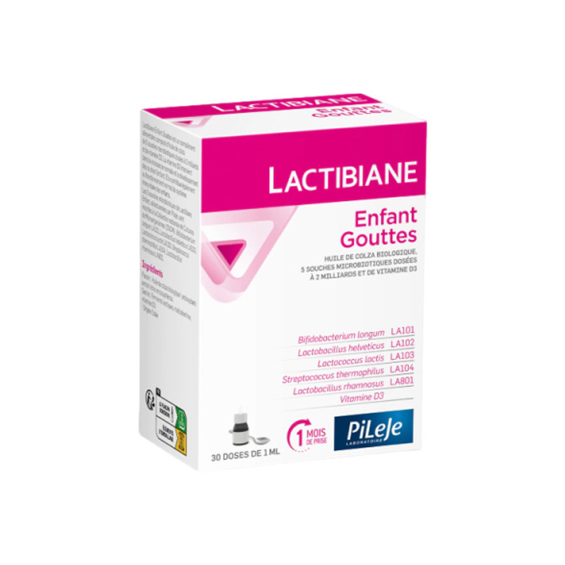 Pileje Lactibiane Enfant gouttes 30ml
