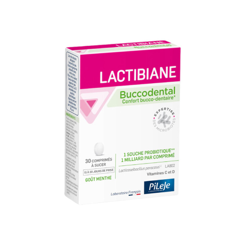Pileje Lactibiane Buccodental 30 comprimés à sucer