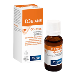 Pileje D3 Biane Gouttes Vitamine 20ml