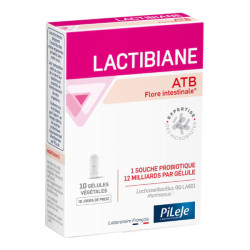 Pileje Lactibiane ATB 10 gélules végétales