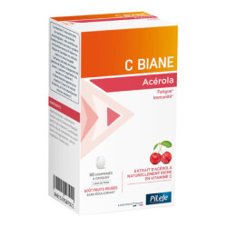 Pileje C Biane Acérola goût fruit rouge 60 comprimés