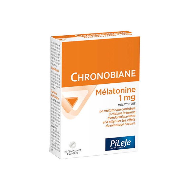 Pileje Chronobiane Mélatonine 1mg 30 comprimés sécables