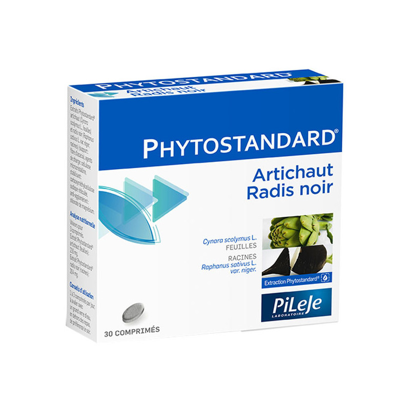 Pileje Phytostandard Artichaut Radis Noir 30 comprimés