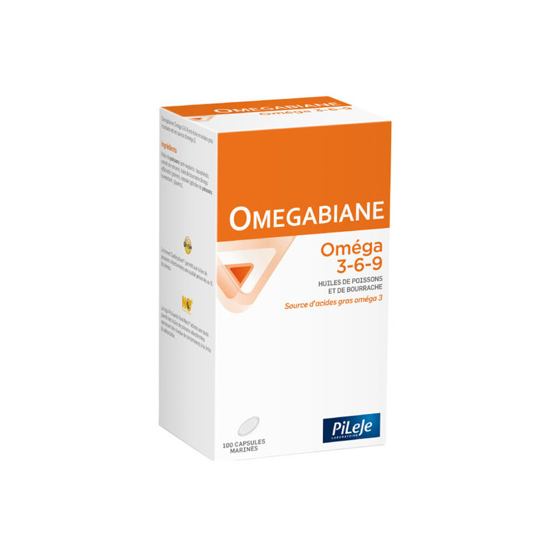 Pileje Omegabiane Oméga 3-6-9  100 capsules marines