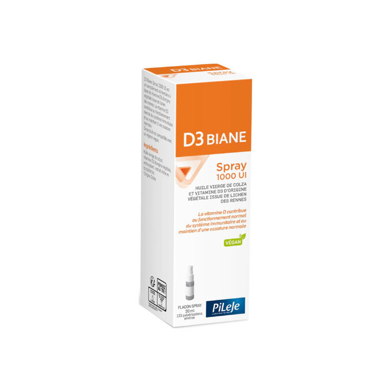 Pileje D3 Biane Spray 1000 UI Vitamine 20ml