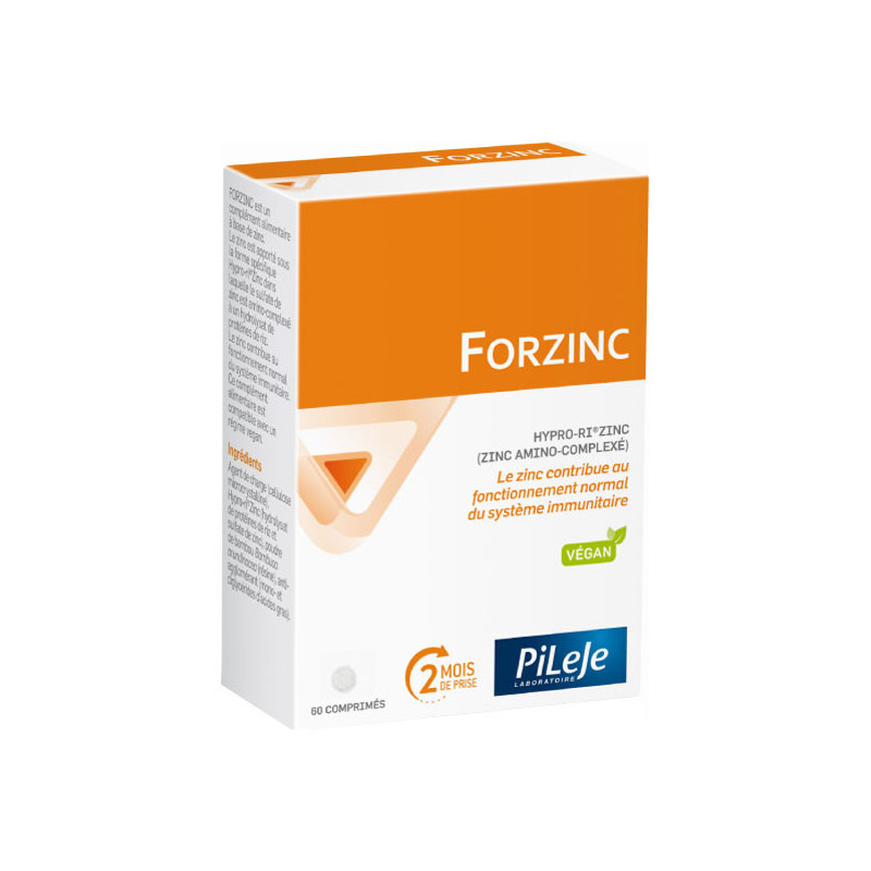 Pileje Forzinc 60 comprimés