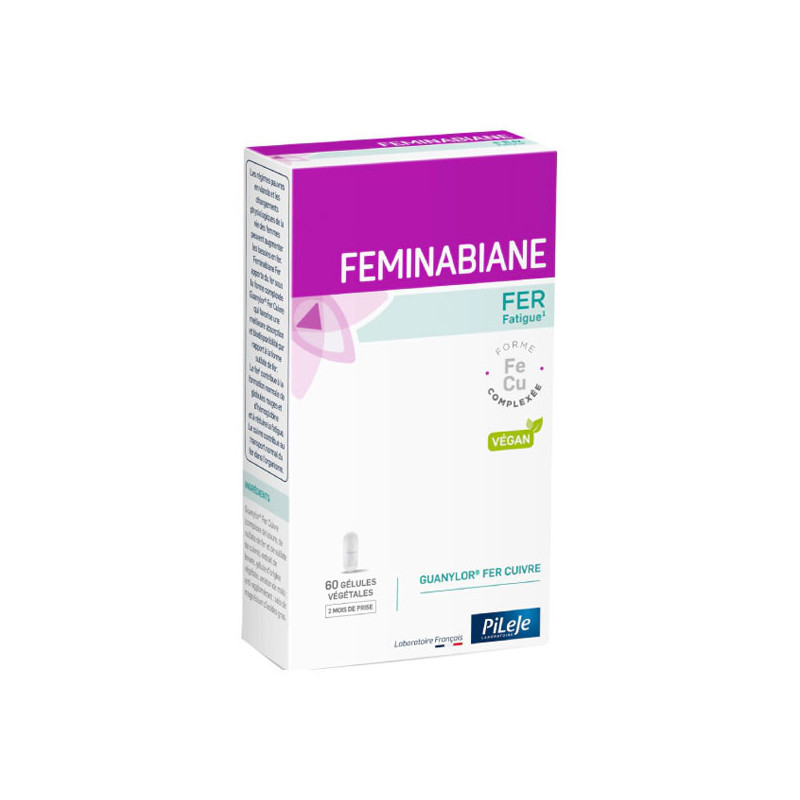 Pileje Feminabiane Fer 60 gélules végétales