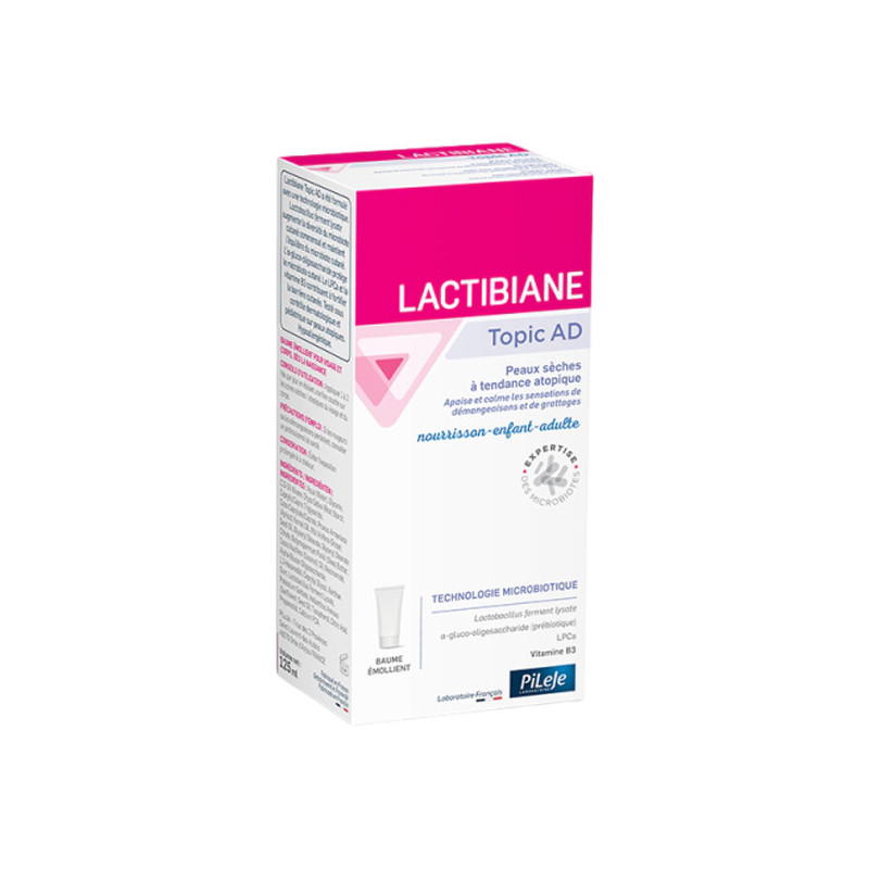 Pilèje Lactibiane Topic AD Baume émollient 125ml