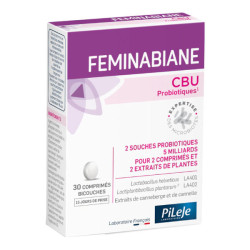 Pileje Feminabiane CBU 30 comprimés bicouches