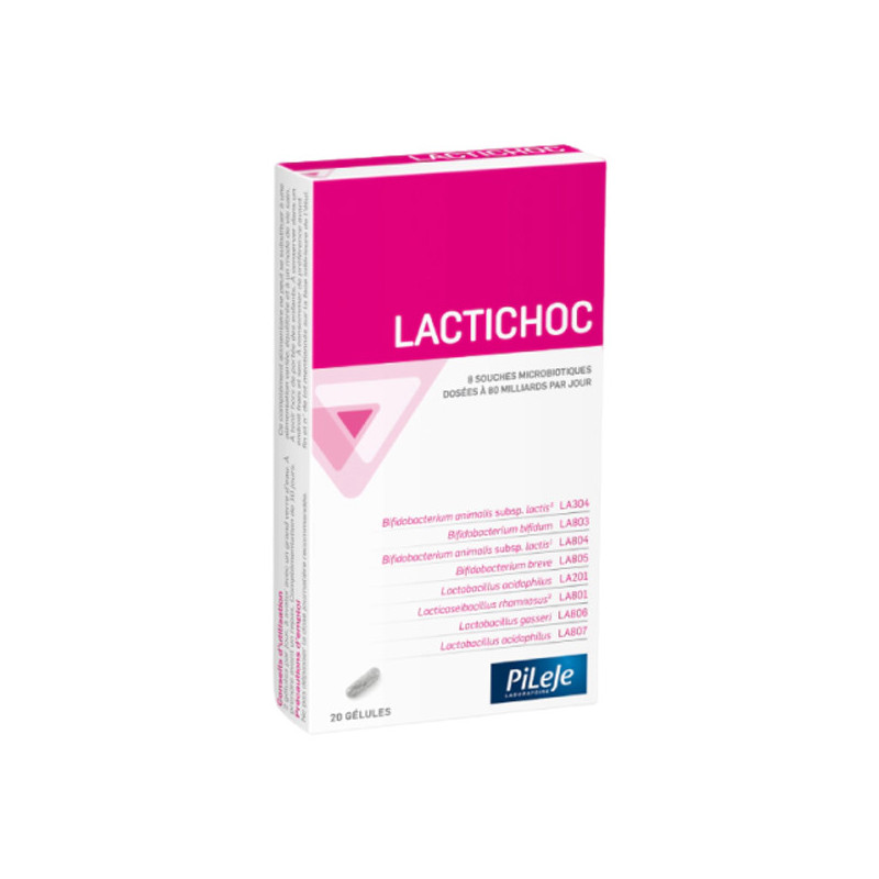 Pileje Lactichoc 20 gélules