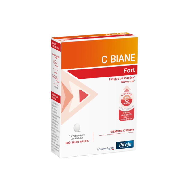 Pileje C Biane Fort 12 comprimés à croquer