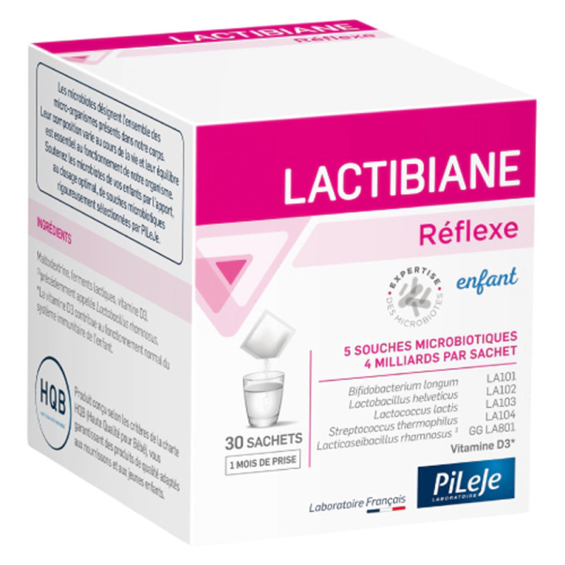 Pileje Lactibiane Réflexe enfant 30 sachets de 1gr
