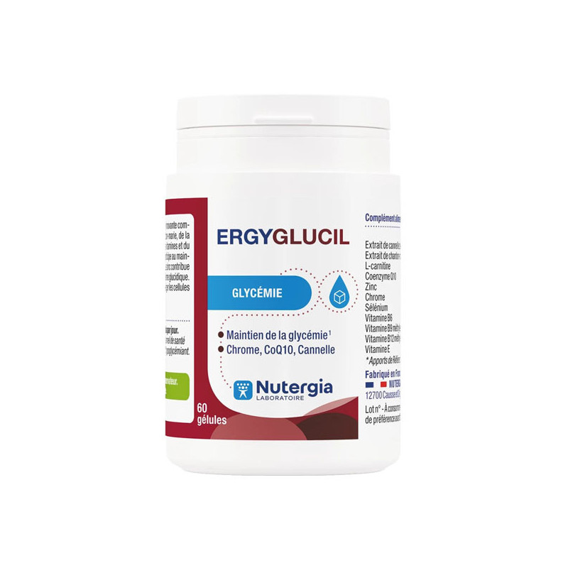Nutergia Ergyglucil 60 gélules