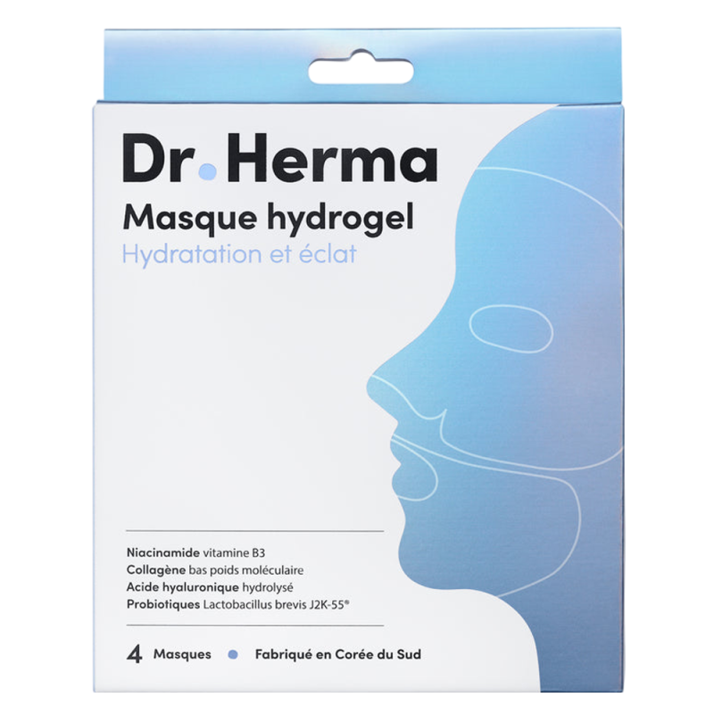 Dr Herma Masque hydrogel boîte de 4 pièces