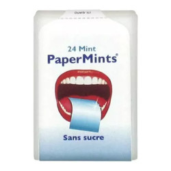 PaperMints 24 feuilles de menthe sans sucre