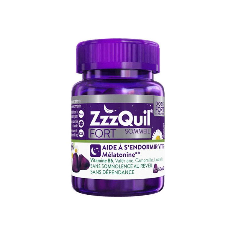 ZzzQuil Fort Sommeil arôme fruits des bois 60 gommes