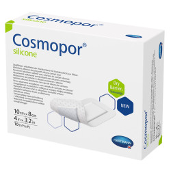 Hartmann Cosmopor Silicone 10 x 8 cm 10 pièces