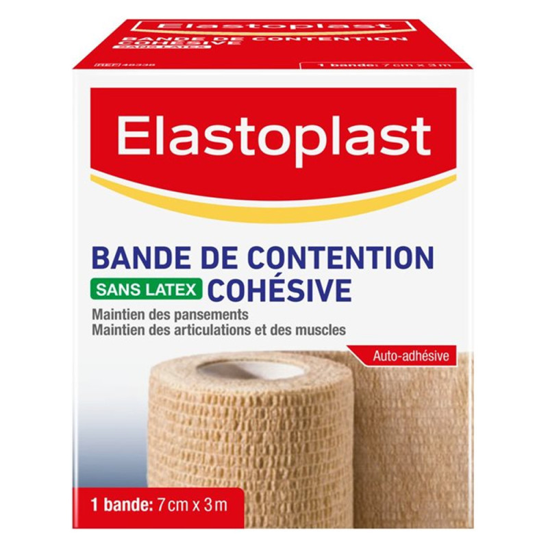 Elastoplast Bande de contention cohésive chair 7cm x 3m