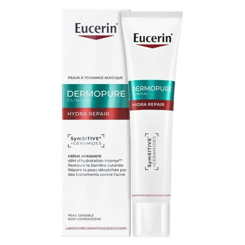 Eucerin Dermopure Clinical Hydra Repair Crème apaisante 40ml