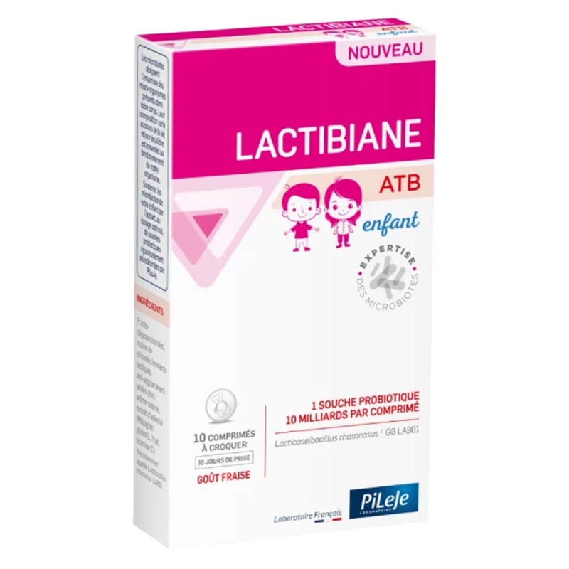 Pileje Lactibiane ATB Enfant 10 comprimés à croquer