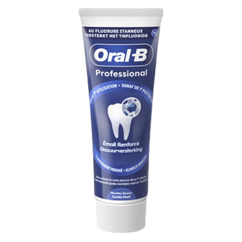 Oral-B Professional Dentifrice émail renforcé 125ml