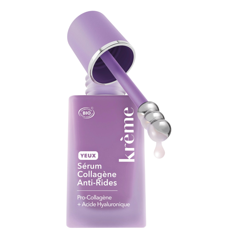 Krème Sérum Yeux Collagène anti-rides bio 15ml