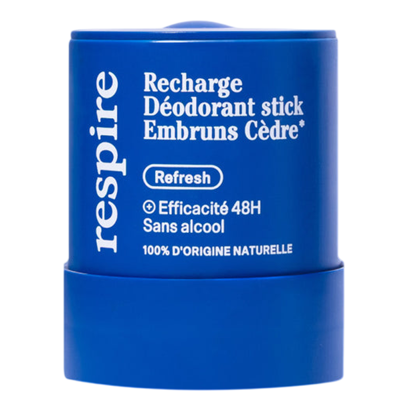 Respire Recharge Déodorant Stick Embruns Cèdre 50gr