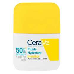 CeraVe Fluide Hydratant Invisible SPF50 Peaux normales à sèches 50ml