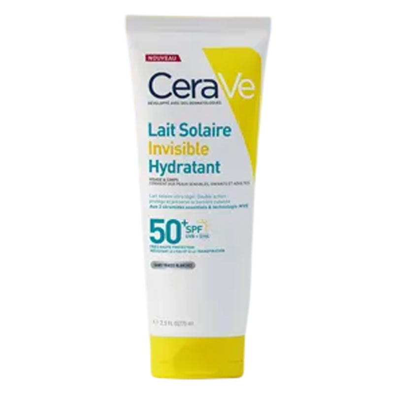 CeraVe Lait solaire invisible hydratant SPF50+ 75ml
