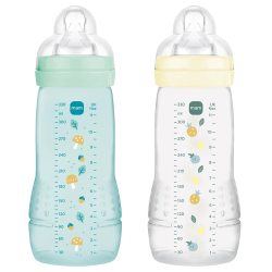 MAM Easy Active 2 biberons 6 mois et + Ice Pearl 330ml