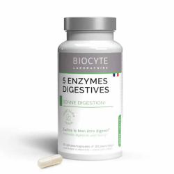 Biocyte 5 Enzymes Digestives 30 gélules