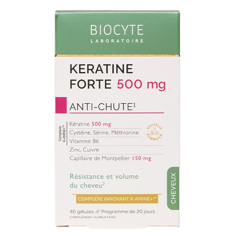 Biocyte Keratine Forte 500mg 40 gélules